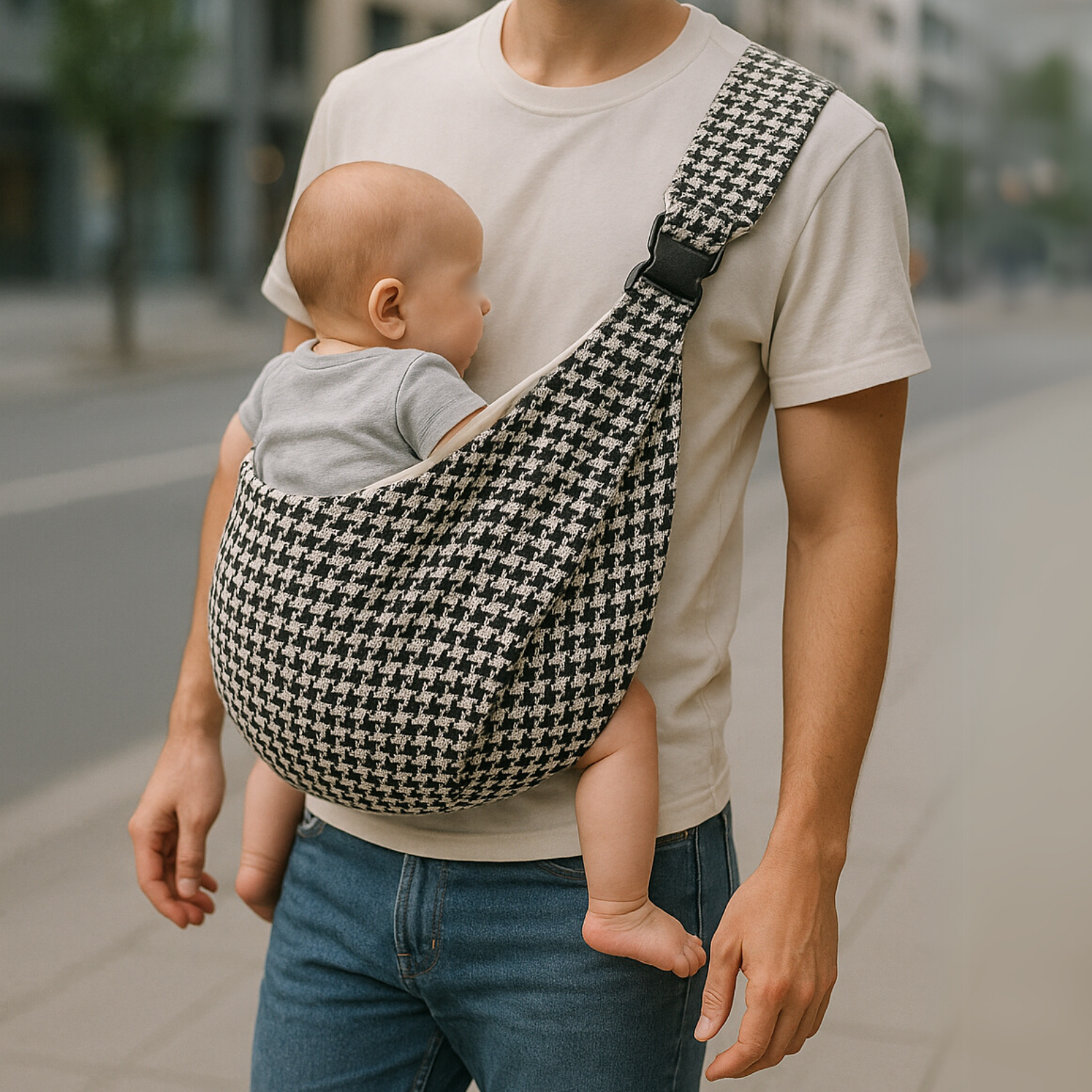 Porte-bébé - Écharpe de Portage Moderne et Sécuritaire